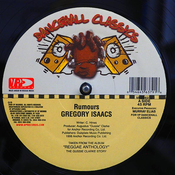 Gregory Isaacs - Rumours / Version (rhythm: "Telephone Love AKA Rumors")