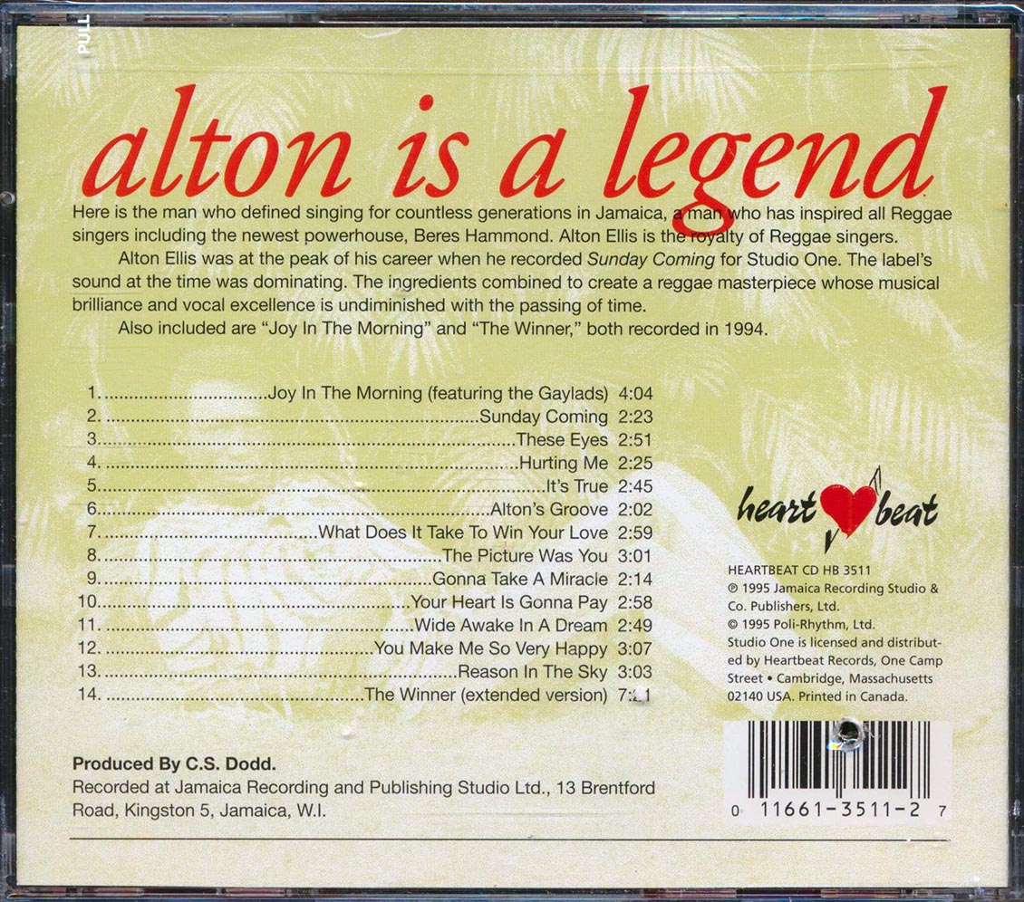 Alton Ellis - Sunday Coming (marked/ltd stock)