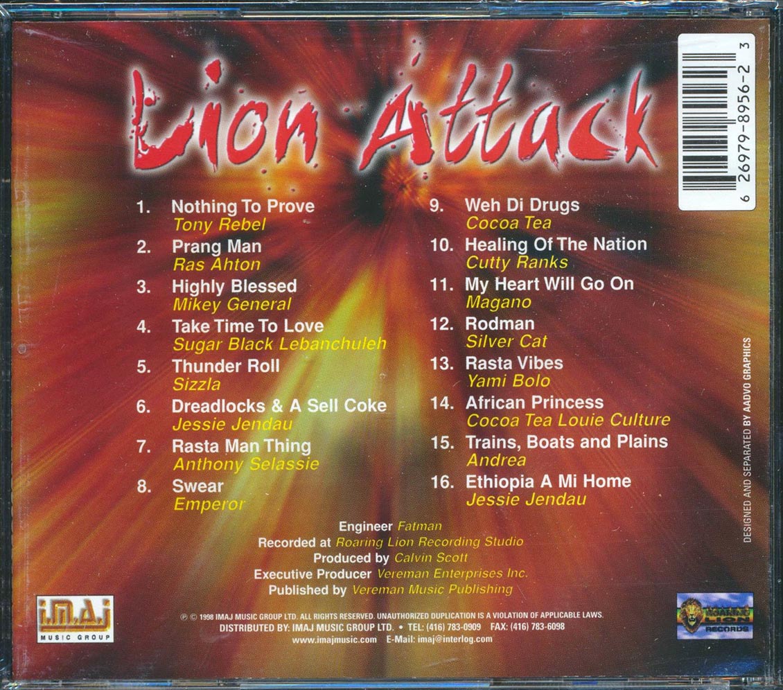 Tony Rebel, Cocoa Tea, Yami Bolo, Mikey General, Etc. - Lion Attack