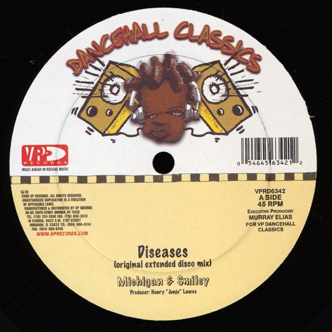 Michigan & Smiley - Diseases (Extended Mix) / Nicodemus - Boneman Connection (Extended Mix) (rhythm: "Diseases AKA Golden Hen")