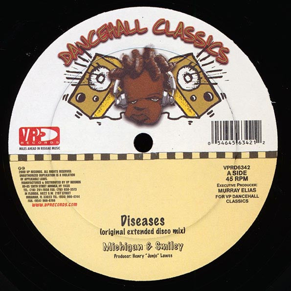 Michigan & Smiley - Diseases (Extended Mix) / Nicodemus - Boneman Connection (Extended Mix) (rhythm: "Diseases AKA Golden Hen")