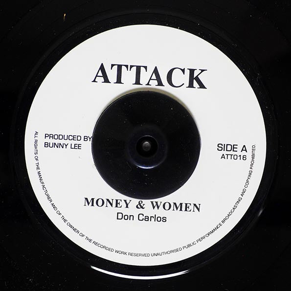 Don Carlos - Money And Woman / King Tubby - Money Dub (rhythm: "Horace Andy - Money Money") (UK press)