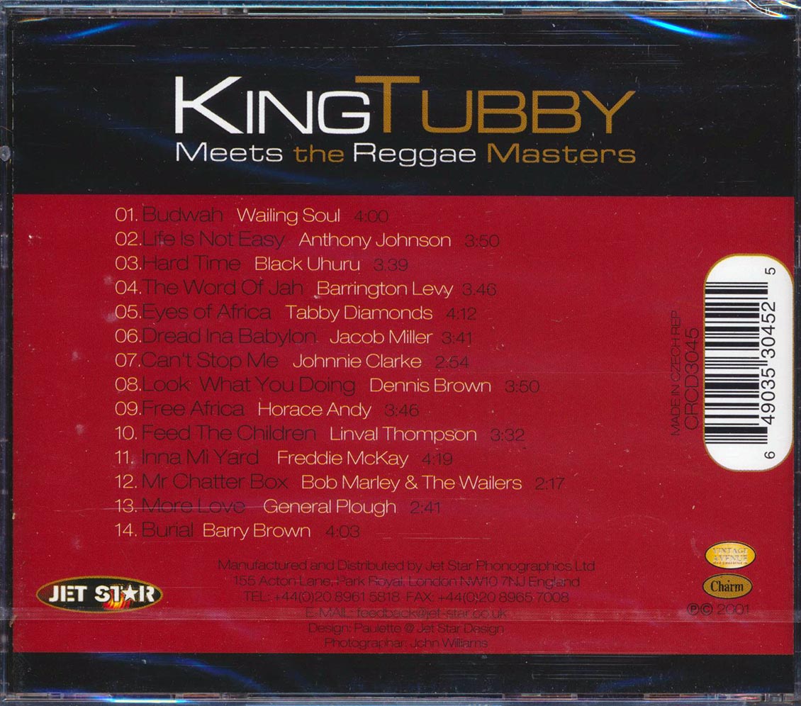 Jacob Miller, Linval Thompson, Barrington Levy, Barry Brown, Etc. - King Tubby Meets The Reggae Masters