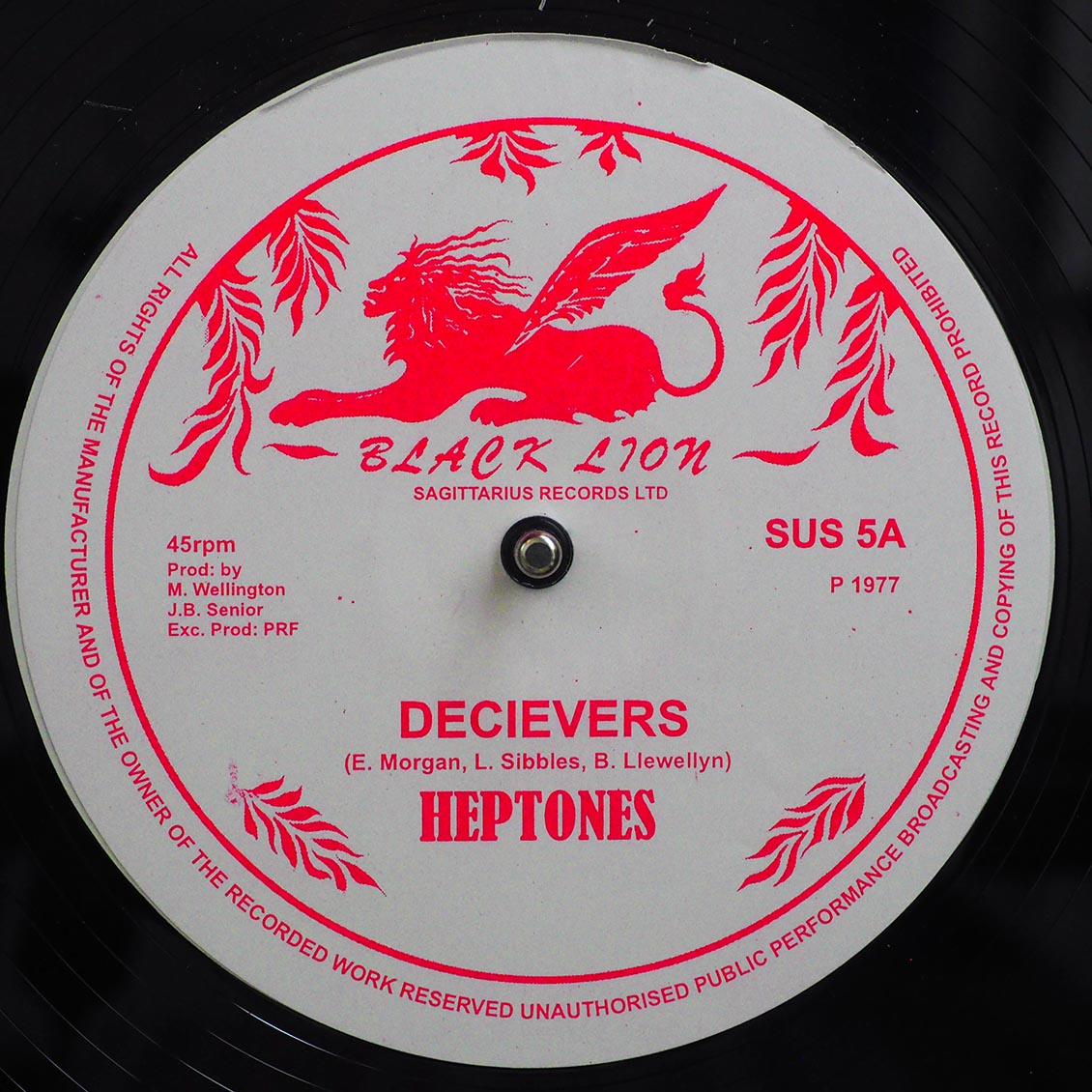 The Heptones - Meaning Of Life (Extended Mix) / The Heptones - Deceivers (Extended Mix) (colored vinyl)