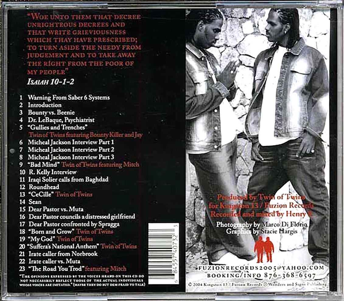 Twin Of Twins - Crucifiction Of The Ghetto: Stir It Up Volume 5 (23 tracks)