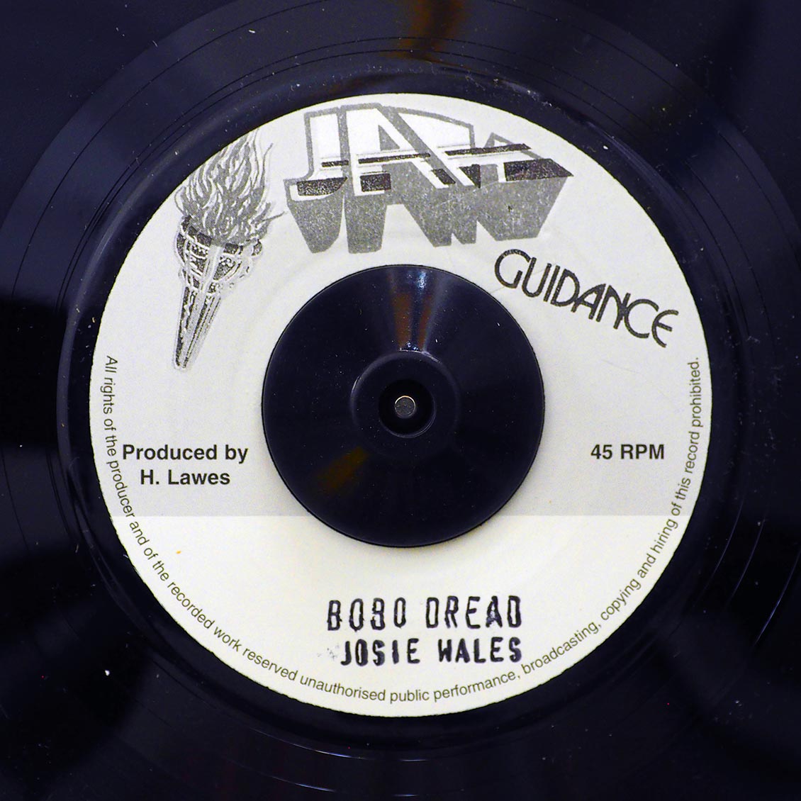 Josey Wales - Bobo Dread / Roots Radics - Version (rhythm: "Prison Oval Rock")