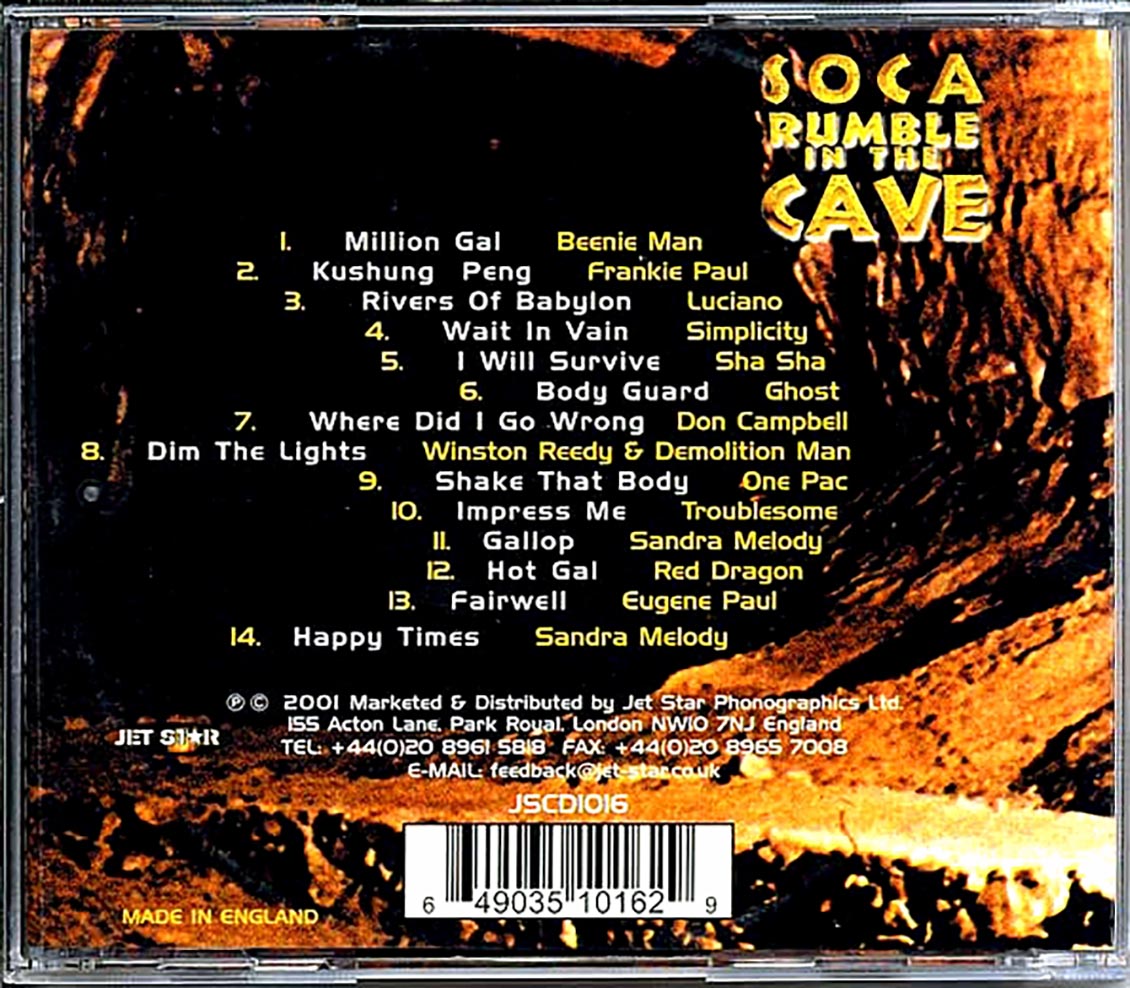 Luciano, Beenie Man, Red Dragon, Etc. - Soca Rumble In The Cave