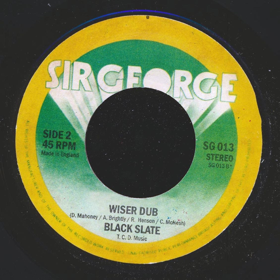 Black Slate - Wiser Than Before / Version (UK press)