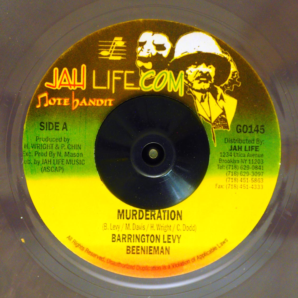 Barrington Levy, Beenie Man - Murderation / Version (rhythm: "Murderer / Hot Milk") (colored vinyl)