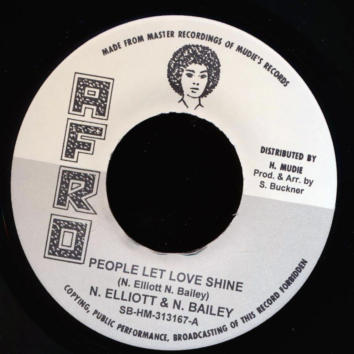 N Elliott, N Bailey - People Let Love Shine / The Jet Sets - Too Much