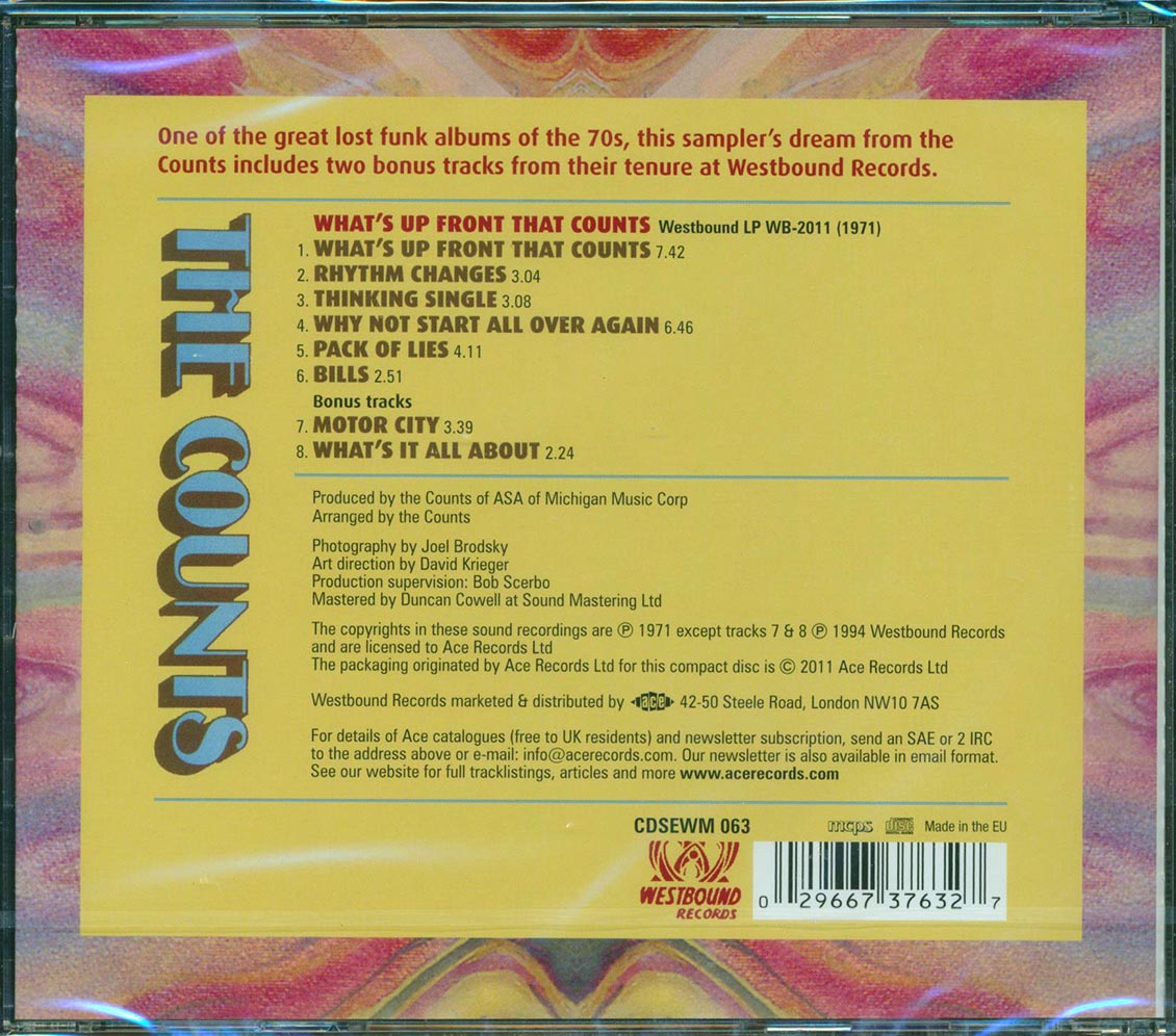 The Counts - What's Up Front That Counts