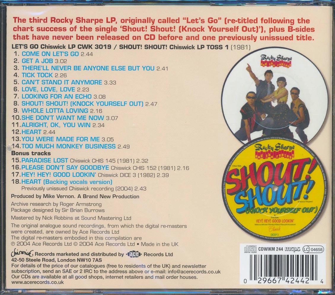 Rocky Sharpe & The Replays - Shout Shout