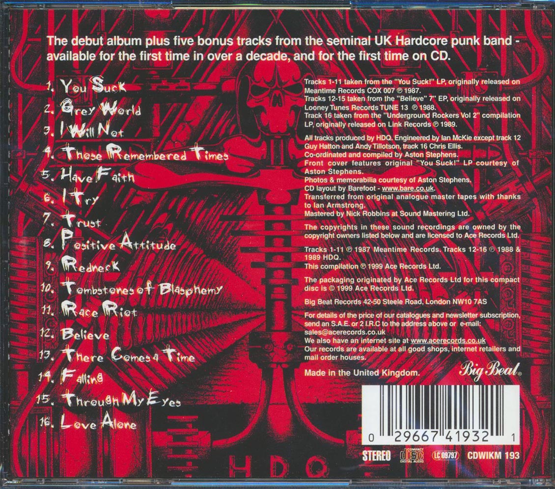 HDQ - You Suck