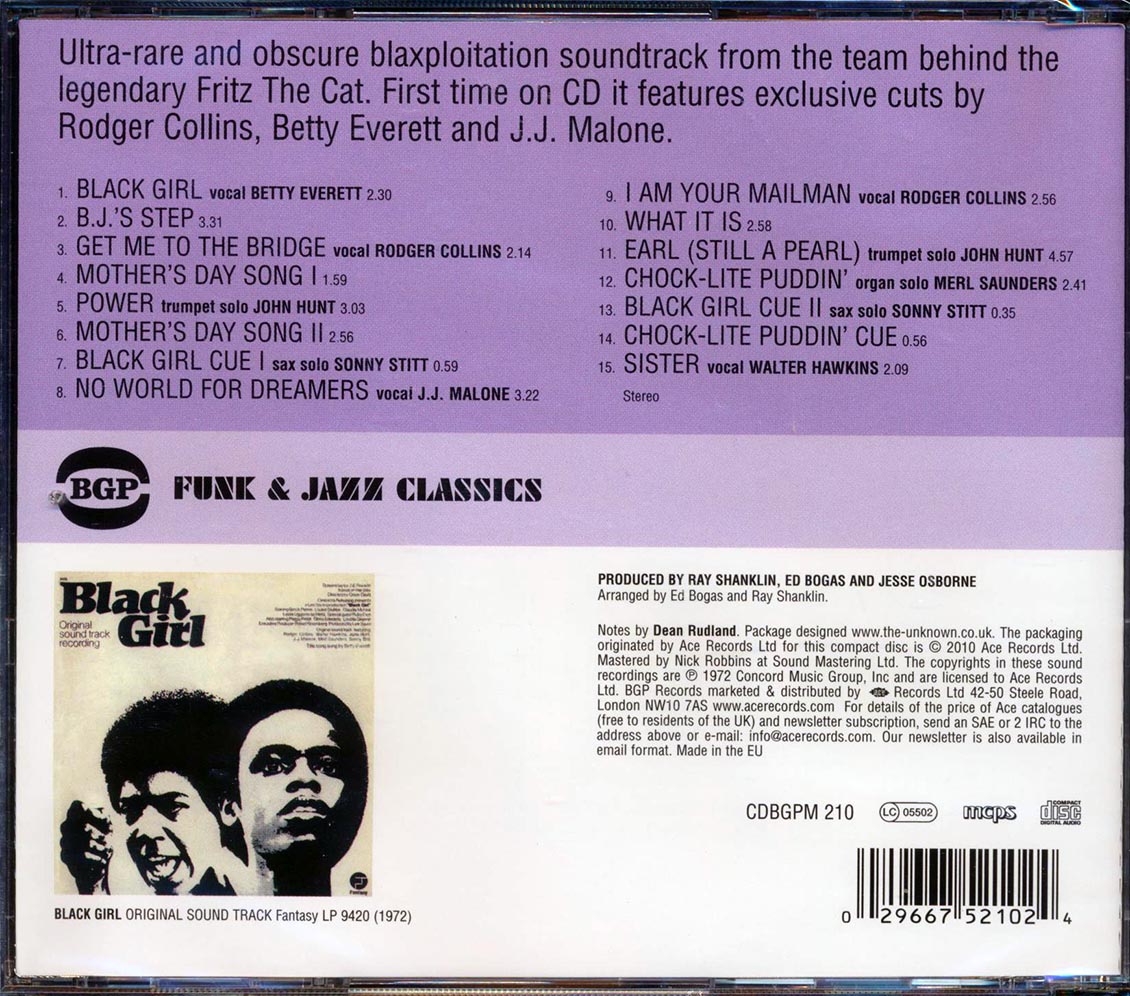 Black Girl - Original Soundtrack
