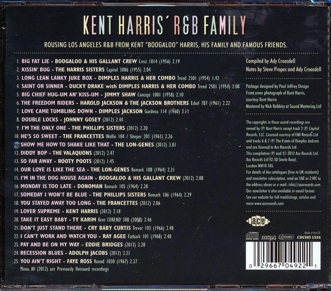 Various - Kent Harris' R & B Family (25 tracks)