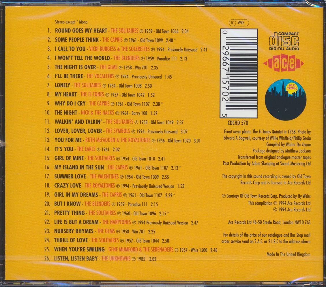 Various - Old Town Doo Wop Volume 4 (26 tracks)