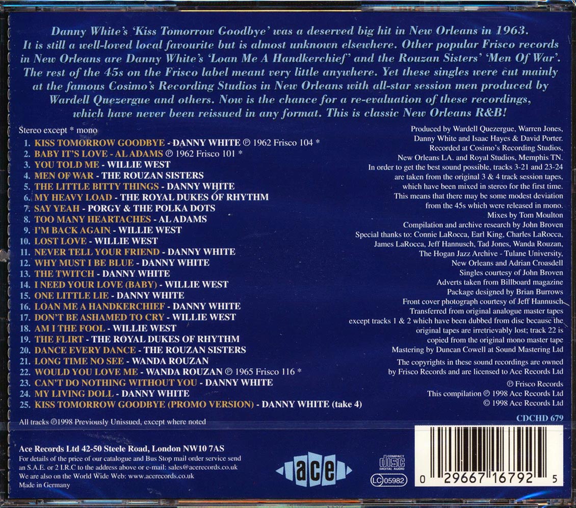 Various - The Frisco Records Story (25 tracks)