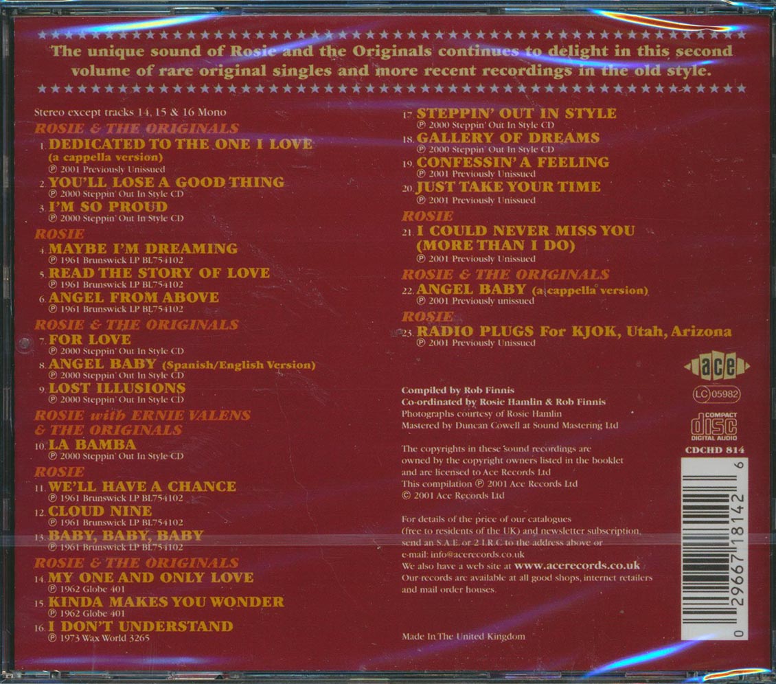 Rosie & The Originals - Angel Baby Revisited (23 tracks)