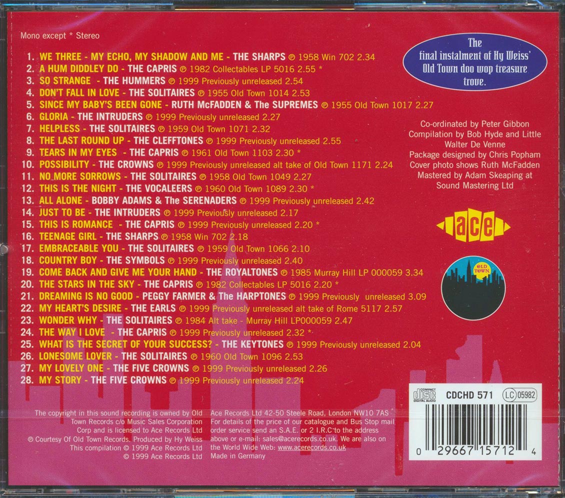 Various - Old Town Doo Wop Volume 5 (28 tracks)