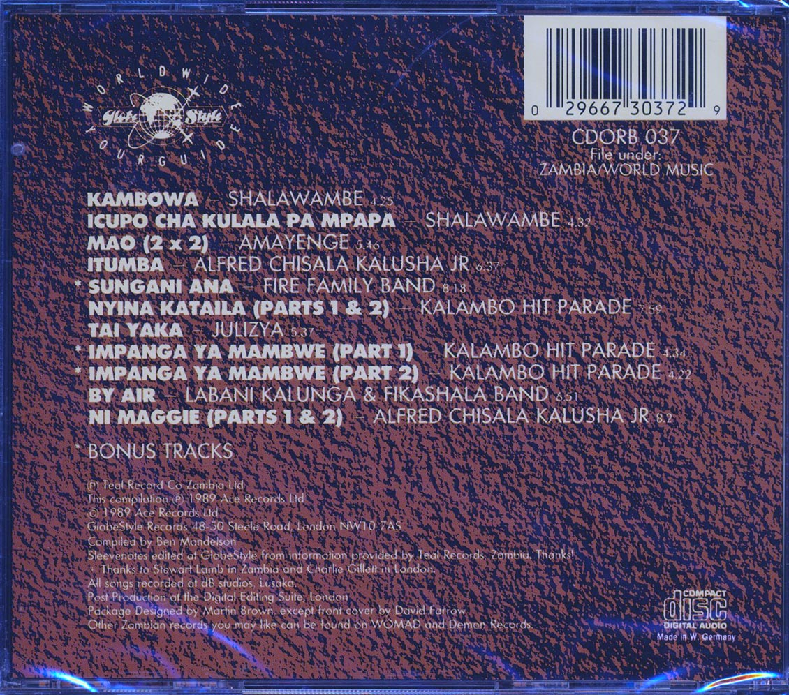 Various - Zambiance: Pop Music From Zambia