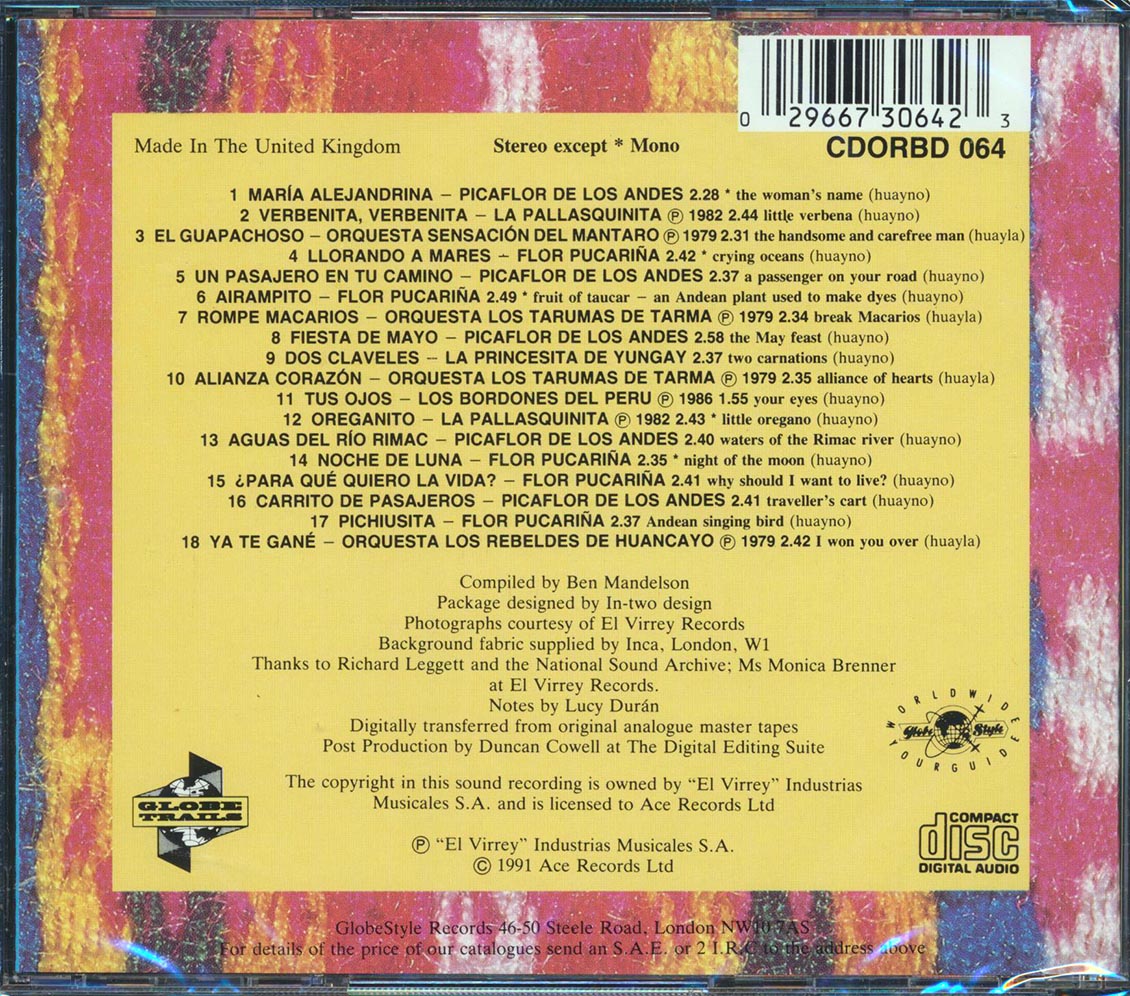Various - Huaynos & Huaylas: The Real Music Of Peru