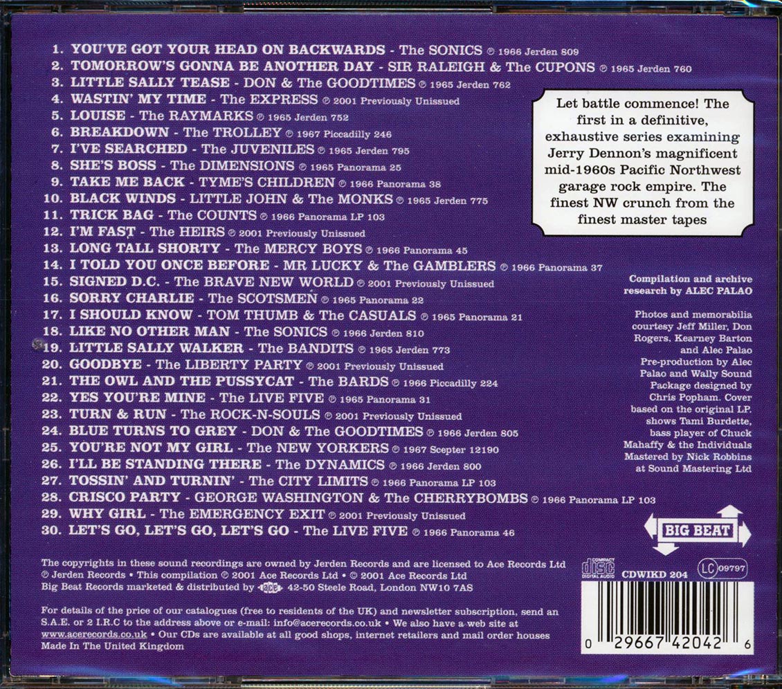 Various - Northwest Battle Of The Bands Volume 1 (30 tracks)