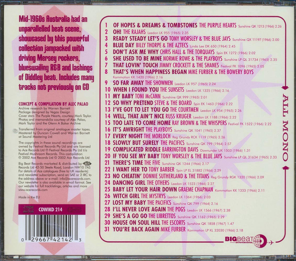 Various - Of Hopes & Dreams & Tombstones: Beat N R & B From Down Under (31 tracks)