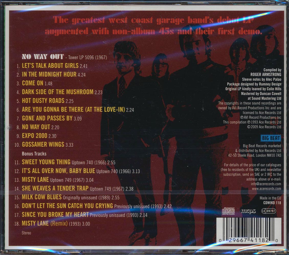 The Chocolate Watch Band - No Way Out Plus