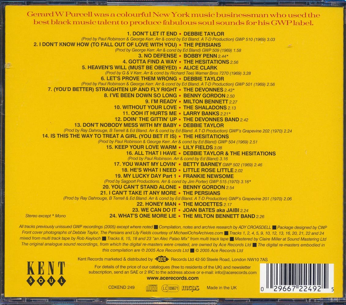 Various - GWP: NYC TCB (24 tracks)