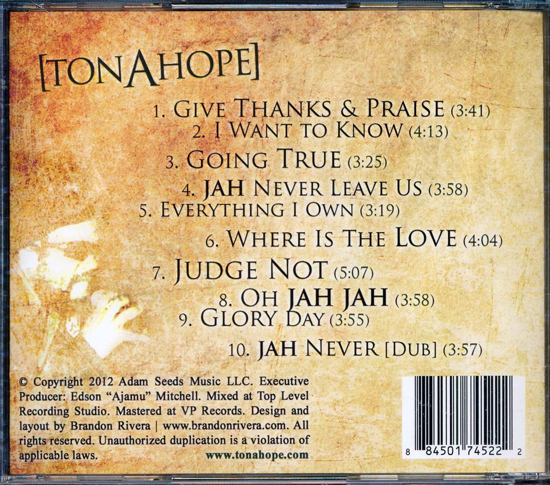 Ton A Hope - Judge Not