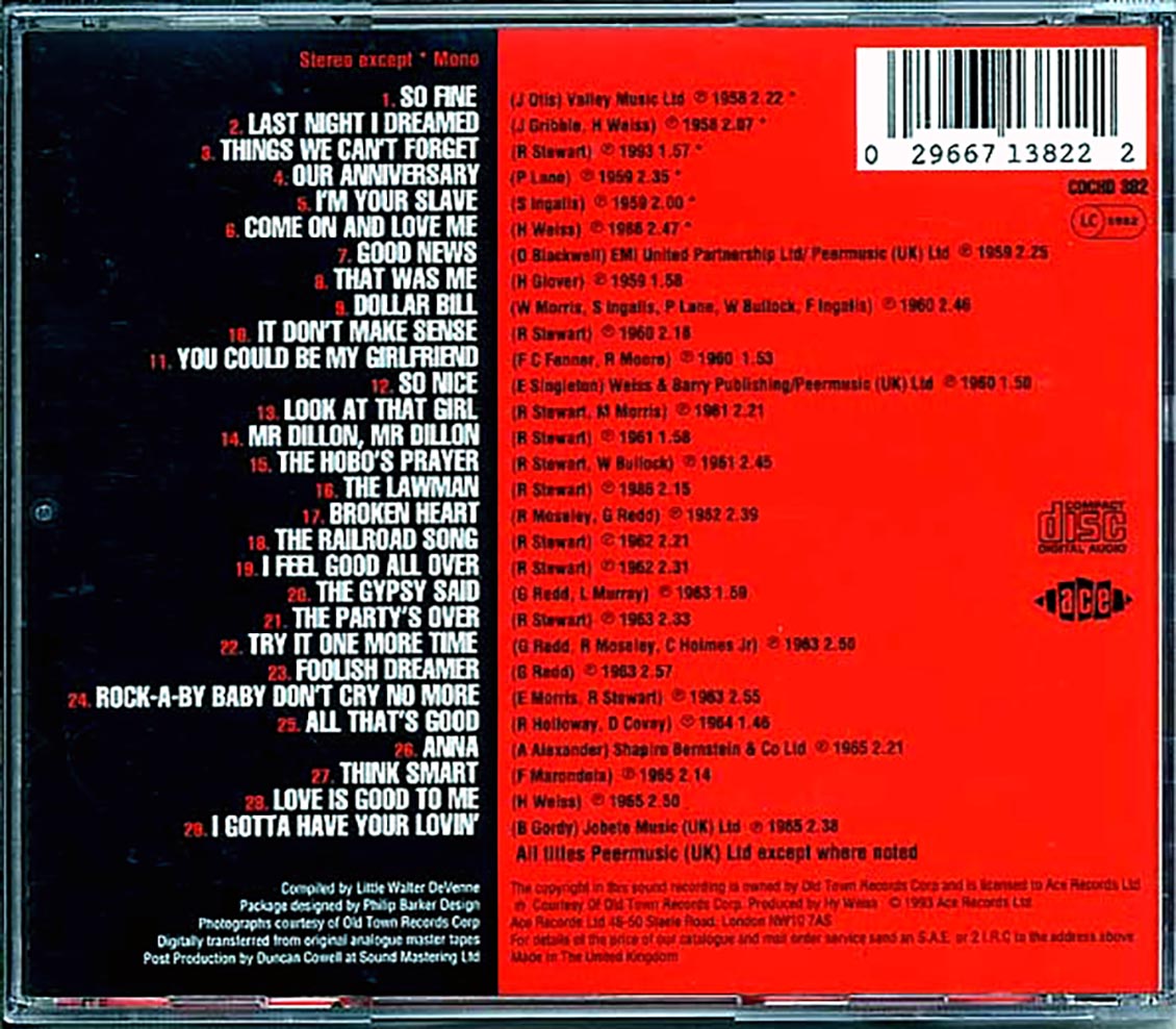 The Fiestas - The Oh So Fine Fiestas (29 tracks)