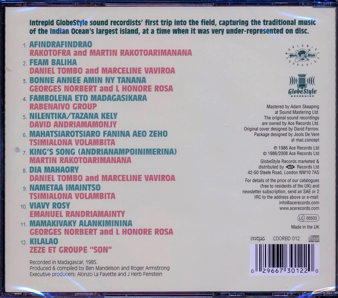 Various - Madagasikara 1: Current Traditional Music Of Madigascat