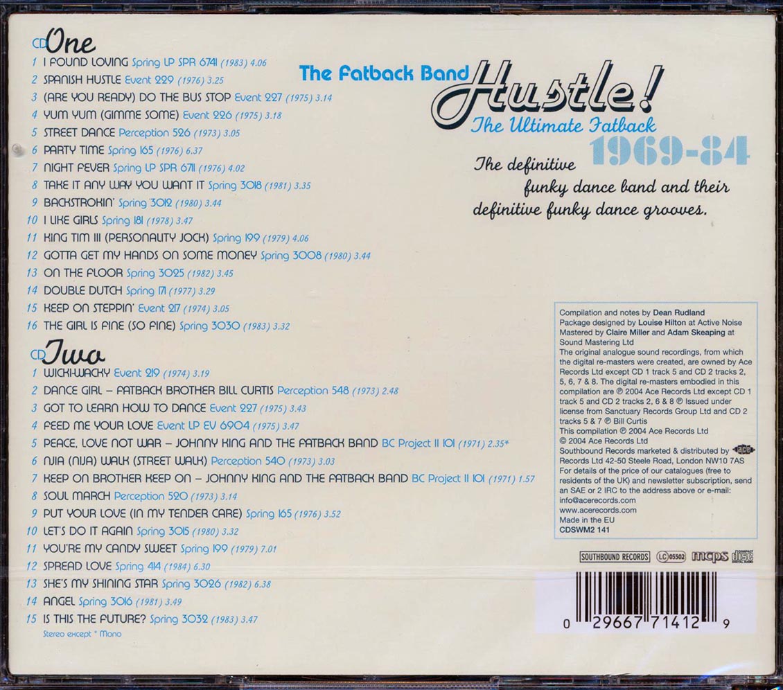 The Fatback Band - Hustle: The Ultimate Fatback 1969-1984 (31 tracks) (2xCD)