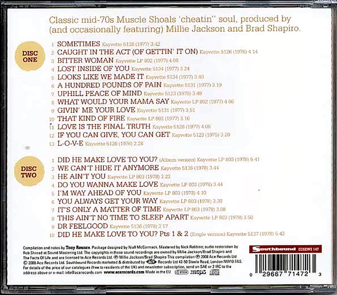 The Facts Of Life - Just The Facts: The Complete Kayvette Recordings 1975-1978 (23 tracks) (2xCD)