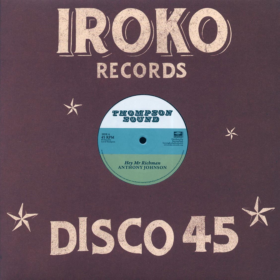Anthony Johnson - Hey Mr. Richman (Extended Mix) / Bunny Lie Lie - Don't You Try (Extended Mix)