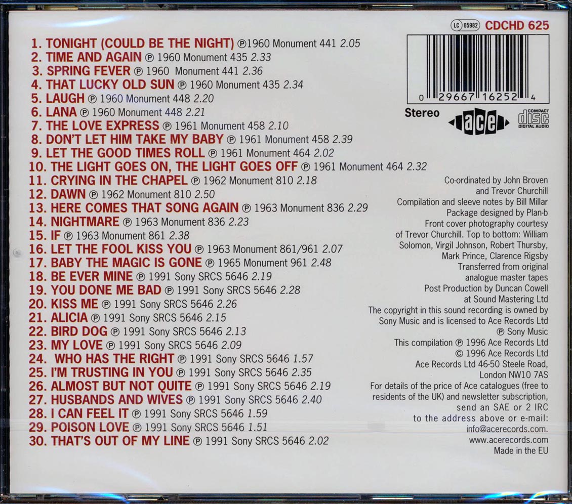 The Velvets - The Complete Velvets (30 tracks)