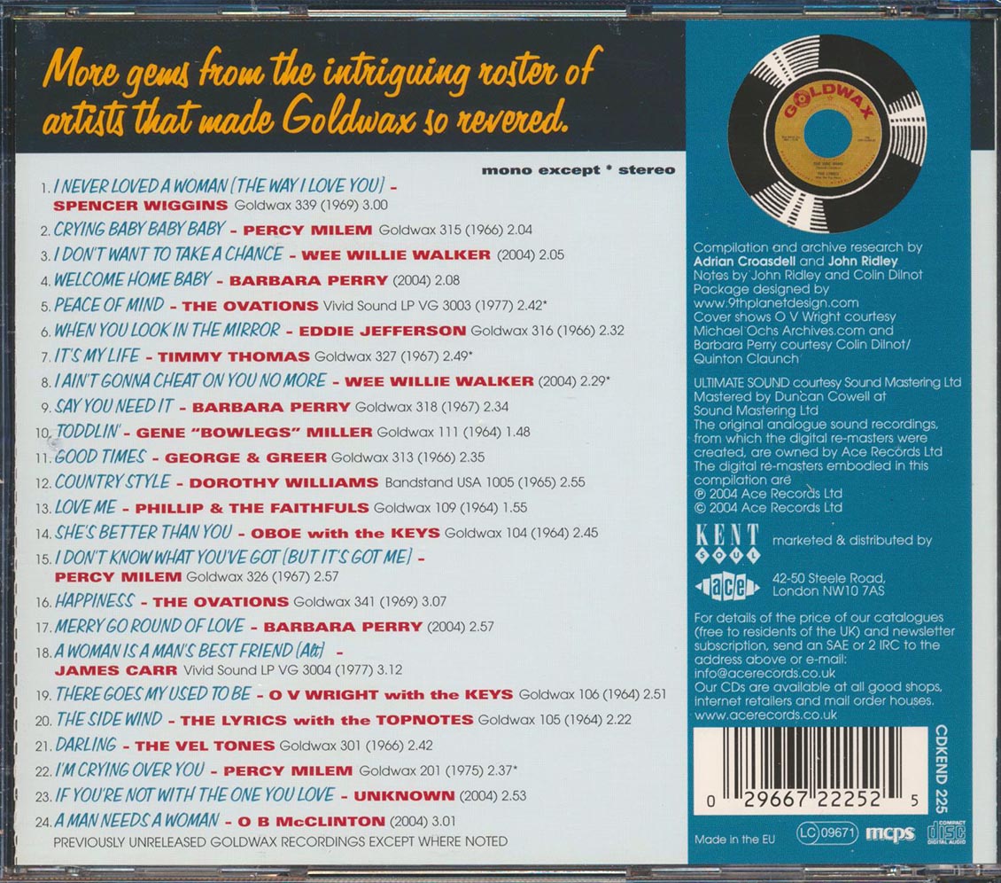 Various - The Goldwax Story Volume 2 (24 tracks)