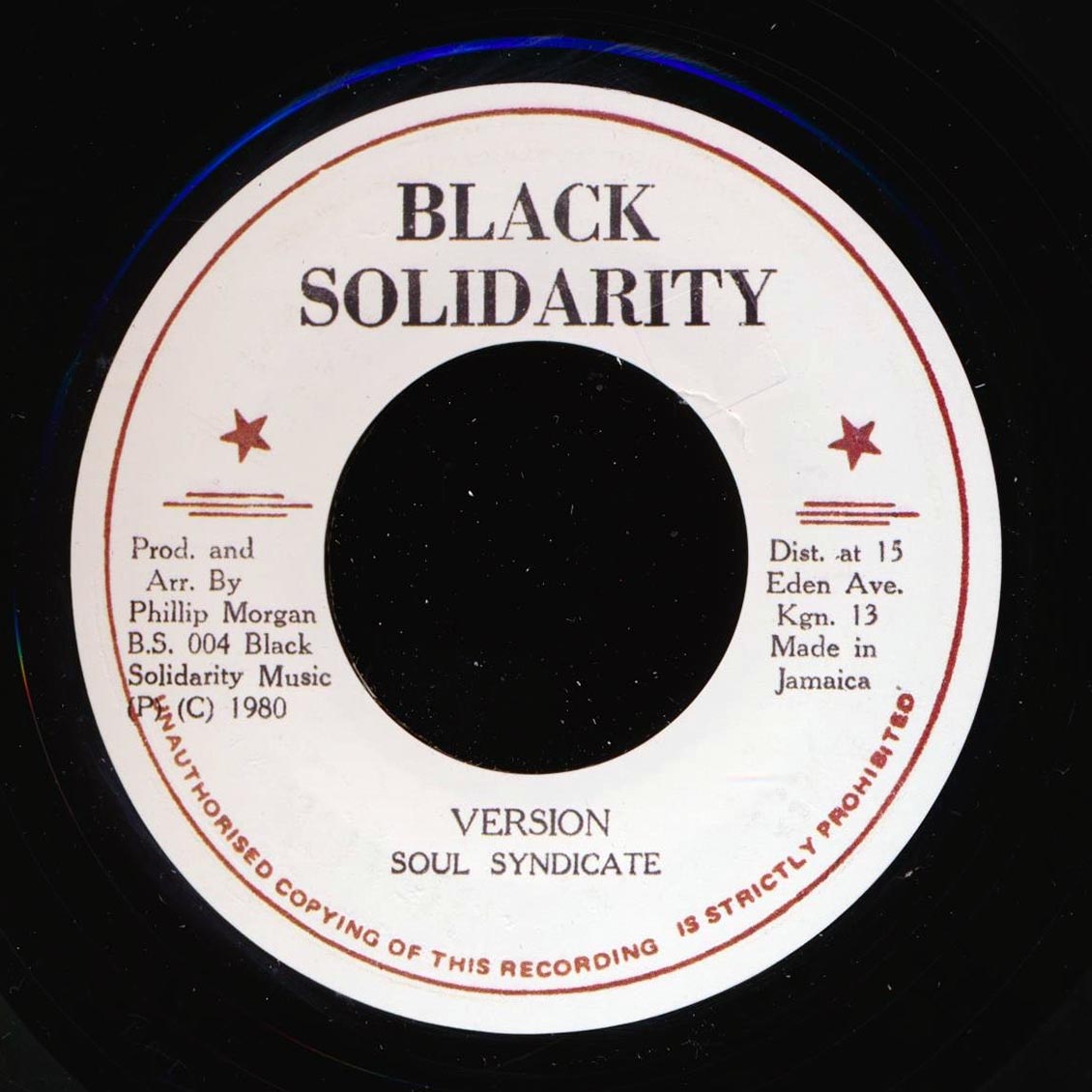 Triston Palmer - Bad Minded / Soul Syndicate - Version