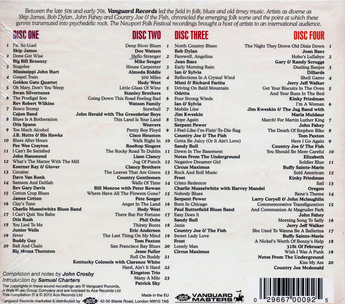 Various - Make It Your Sound, Make It Your Scene: Vanguard Records & The 1960s Musical Revolution (83 tracks) (4xCD)