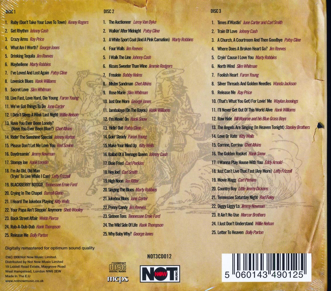 Various - Country's Greatest Hits (75 tracks) (3xCD) (deluxe 3-fold digipak)