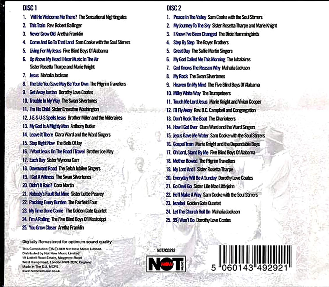 Various - Essential Gospel Anthology (50 tracks) (2xCD)