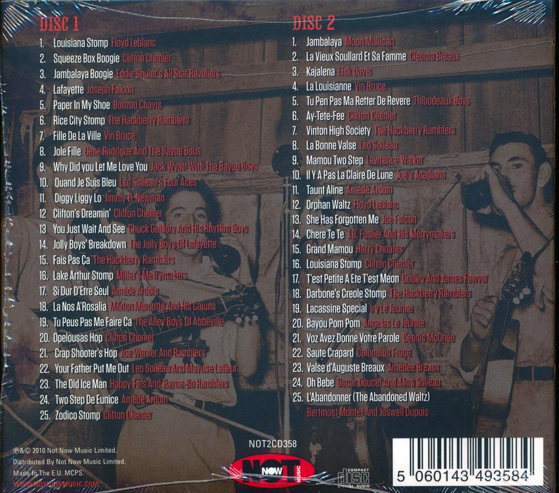 Various - The Best Of Cajun & Zydeco (49 tracks) (2xCD)