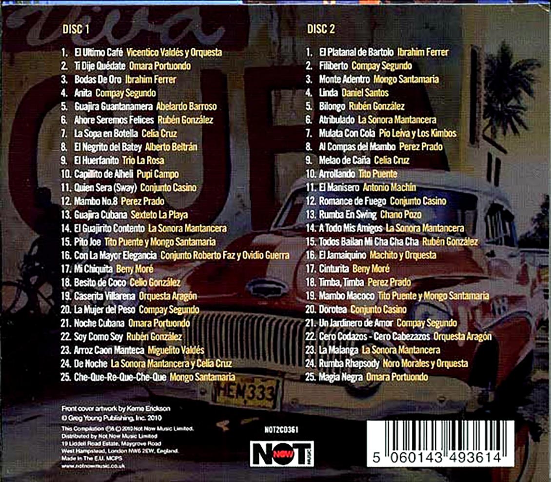 Various - Cafe Cuba: 50 Original Cuban Classics (50 tracks) (2xCD)