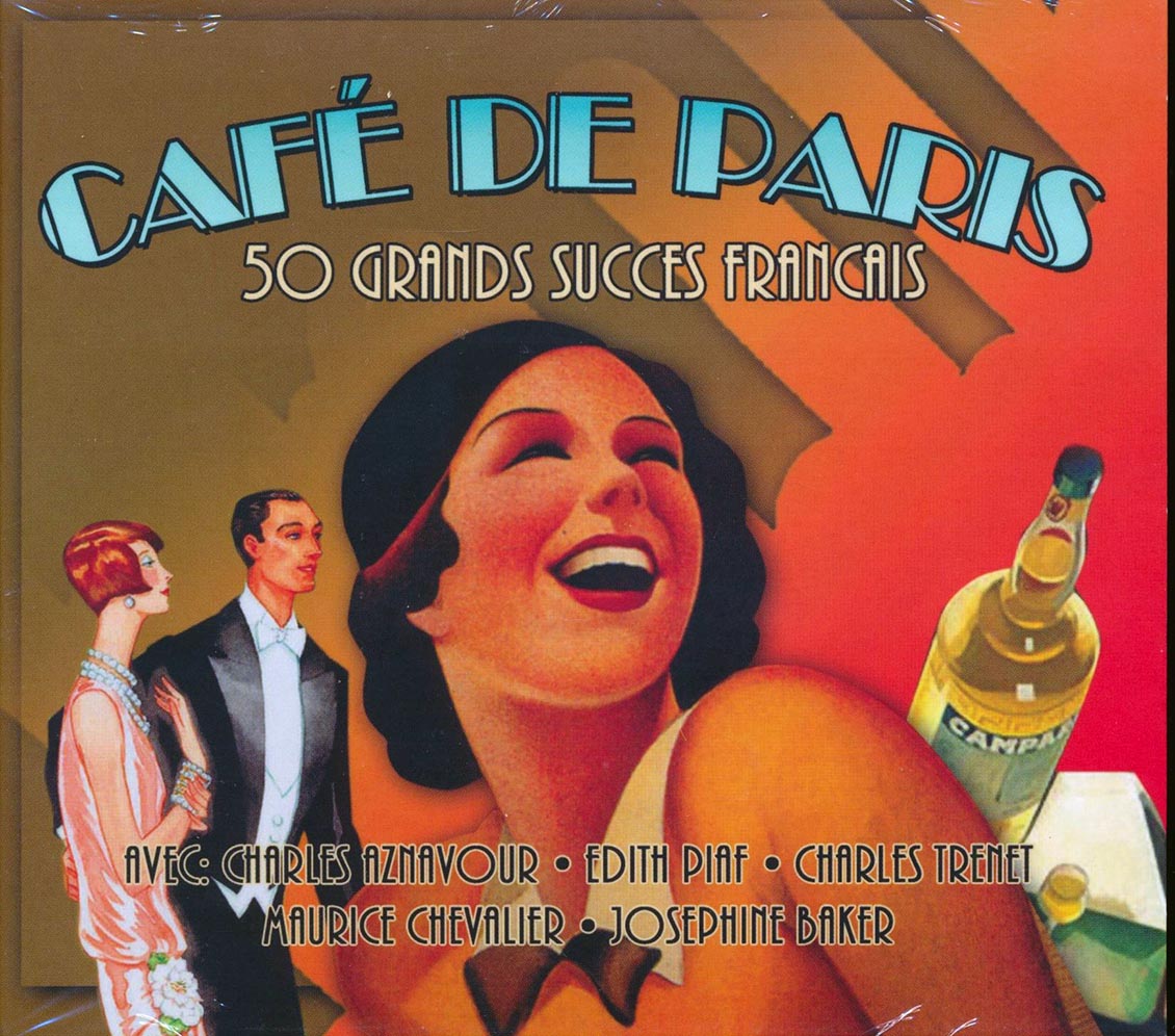 Various - Cafe De Paris: 50 Grands Succes Francais (50 tracks) (2xCD)