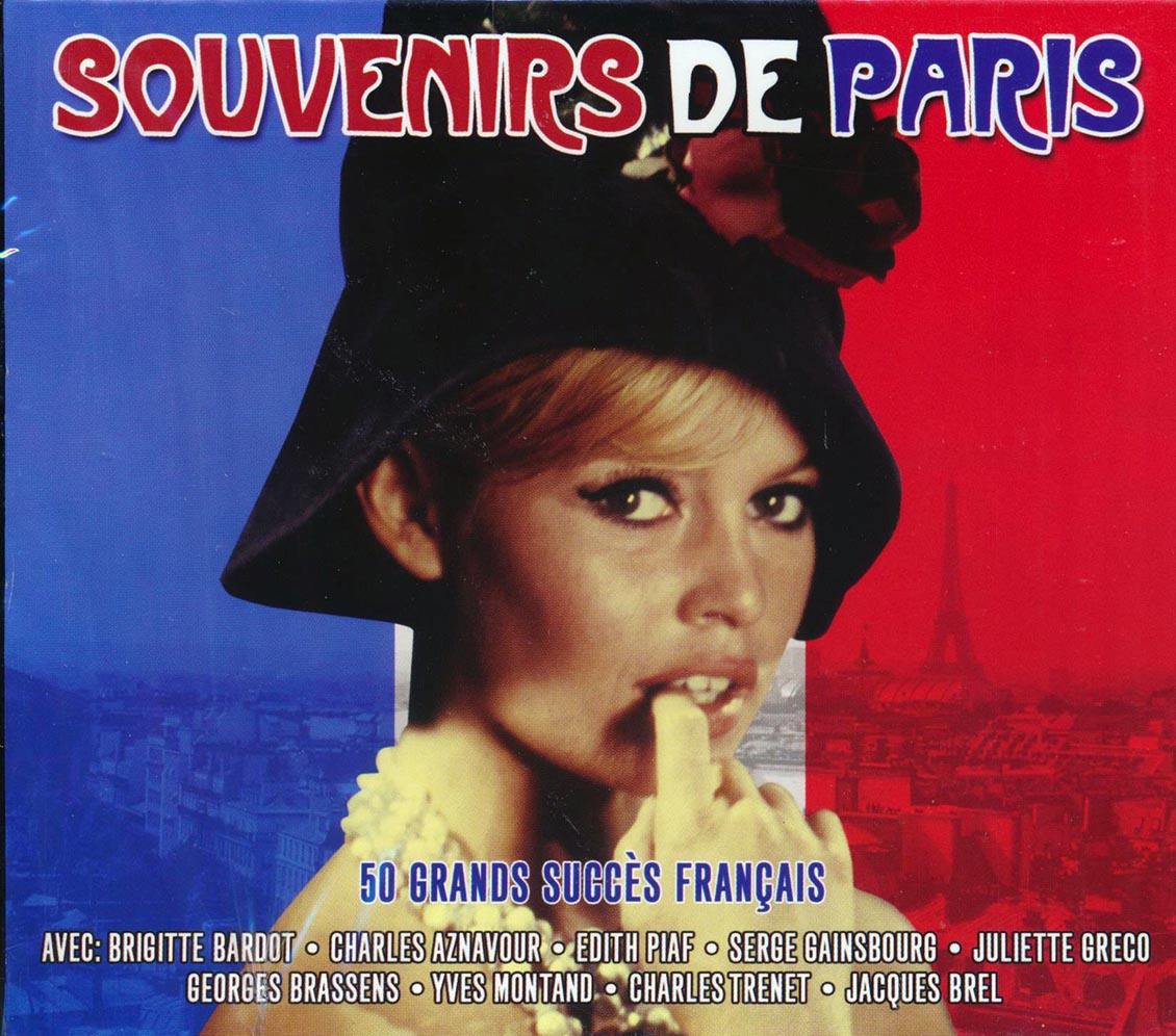 Various - Souvenirs De Paris: 50 Grands Succes Francias (50 tracks) (2xCD)