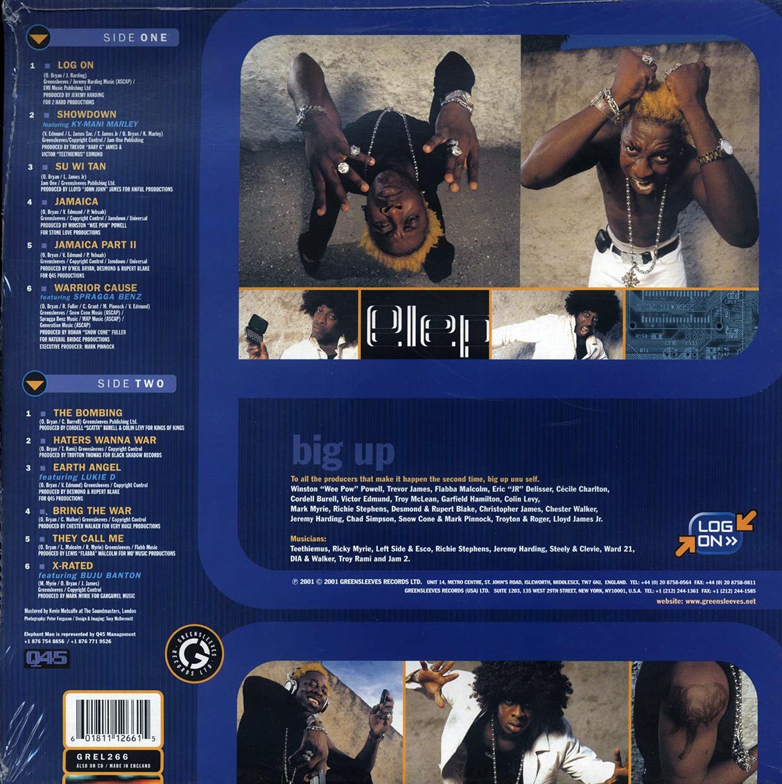 Elephant Man - Log On