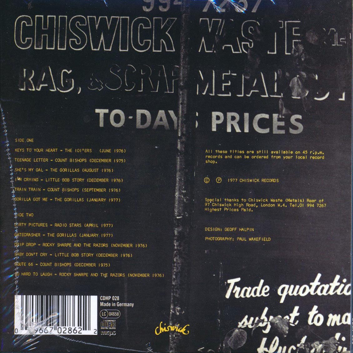 Various - Submarine Tracks & Fool's Gold: Chiswick Chartbusters Volume 1