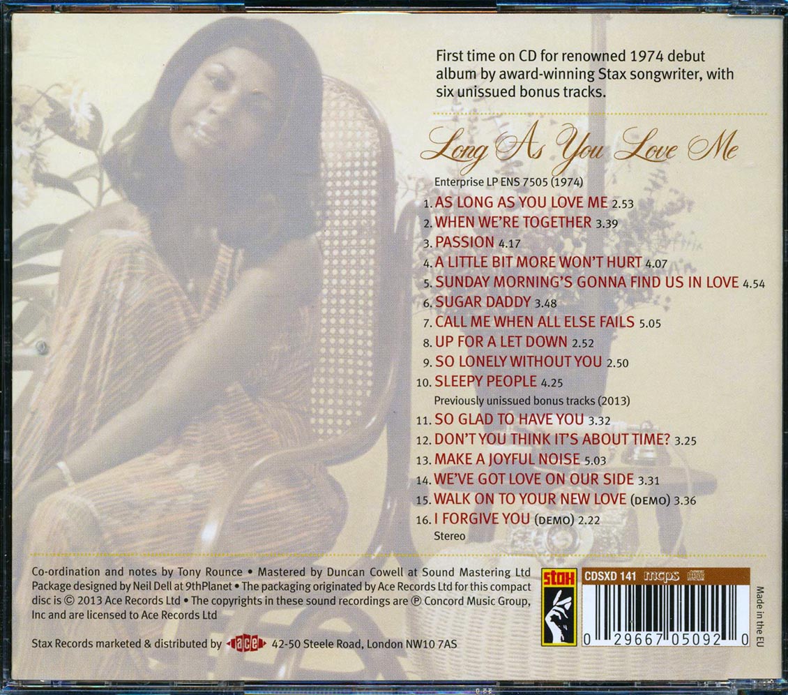 Bettye Crutcher - Long As You Love Me