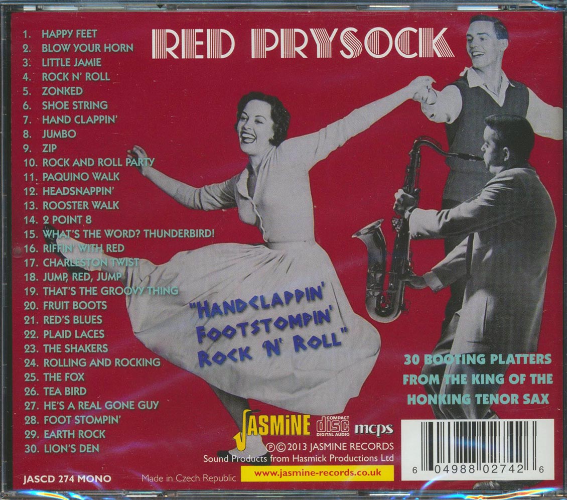 Red Prysock - Handclappin', Footstompin', Rock 'N' Roll: 30 Booting Platters From The King Of The Honking Tenor Sax (30 tracks)