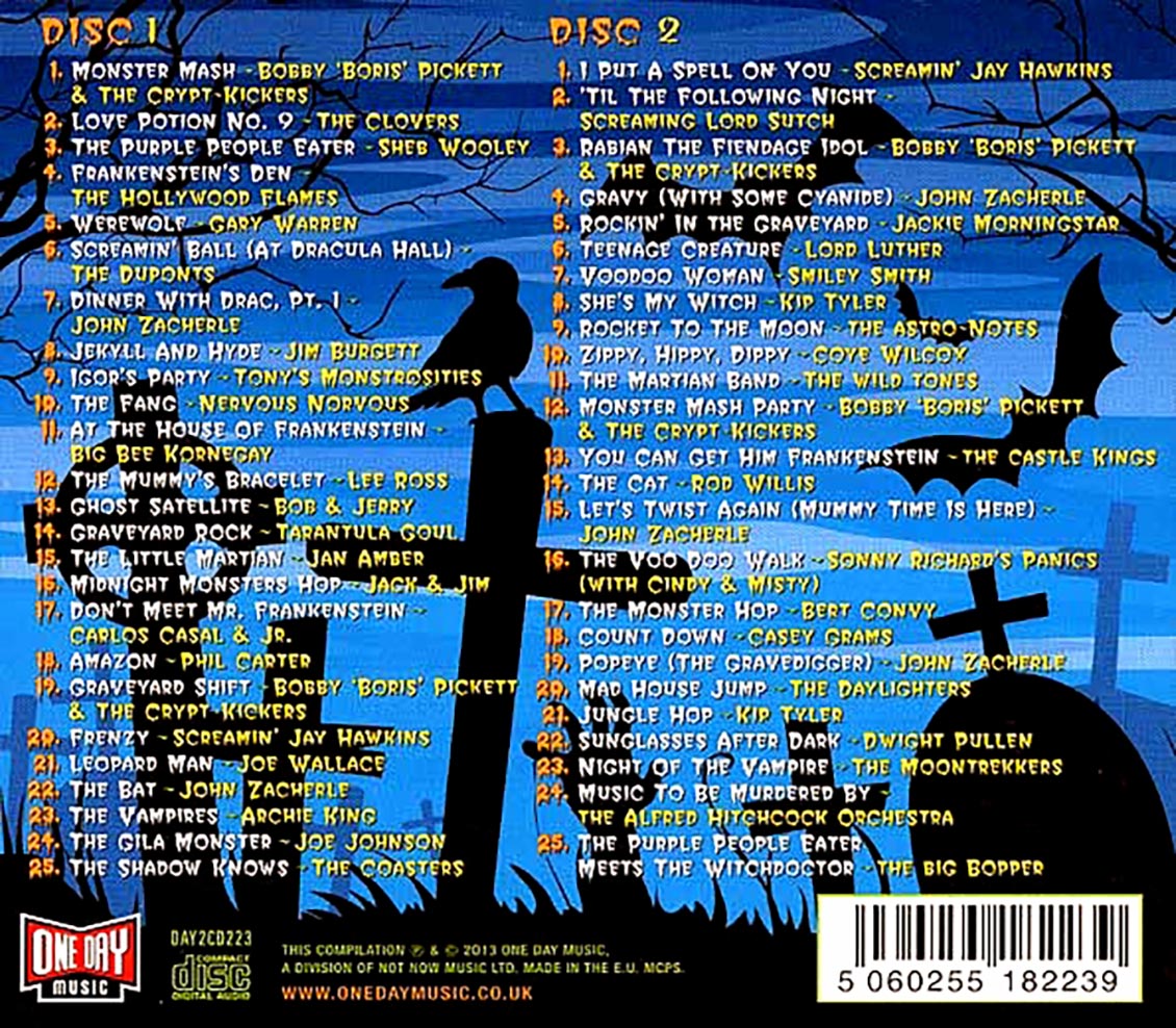 Various - The Best Of Halloween: 50 Halloween Favourites (50 tracks) (2xCD) (deluxe 3-fold digipak)